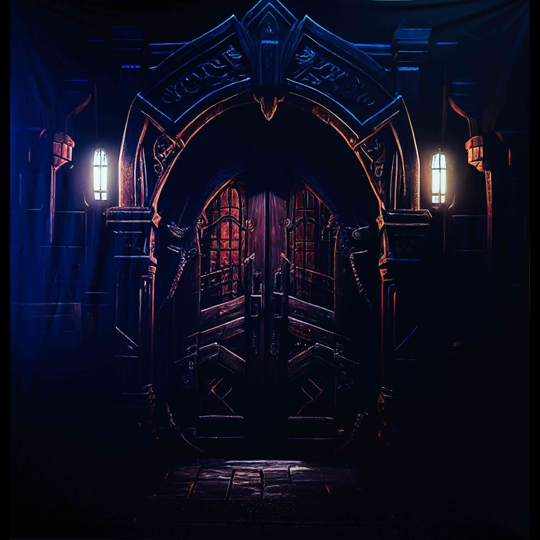 Dungeon Door Backdrop